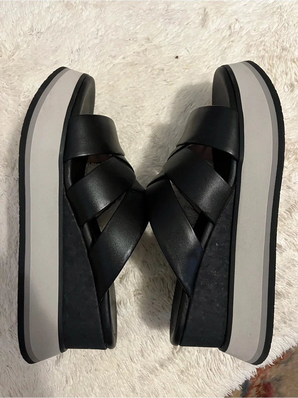 Johnston & Murphy platform sandal 7